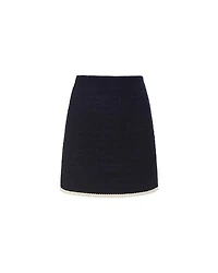 Veronica Beard Roman Tweed Short Skirt