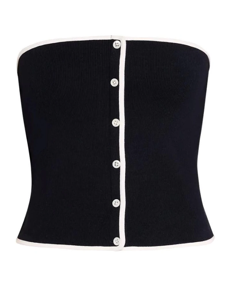 Veronica Beard Valley Tube Top