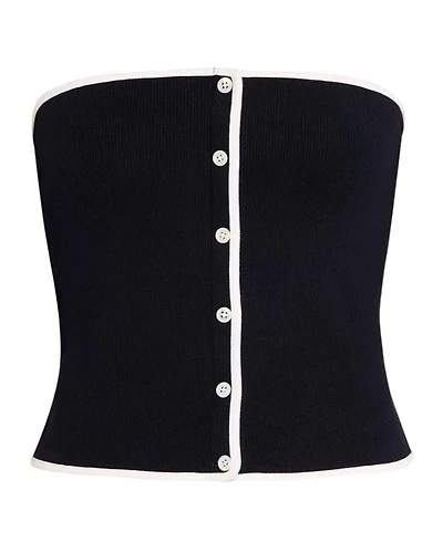 Veronica Beard Valley Tube Top