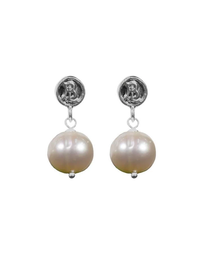Bloodline Design Pearl Drop Earrings