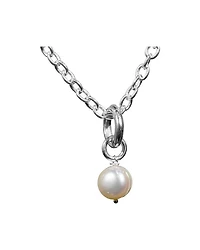 Bloodline Design Pearl Rose Bead Pendant Necklace