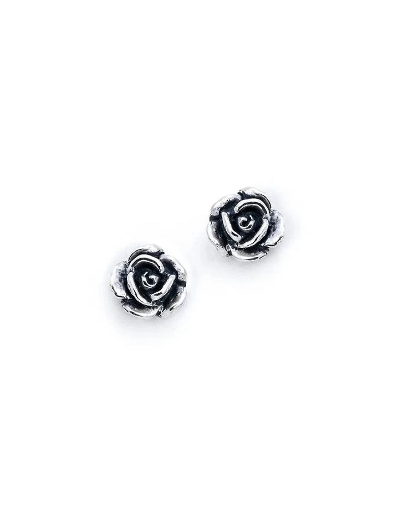 Bloodline Design Rose Stud Earrings