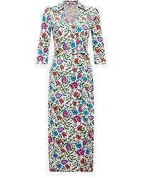 Diane Von Furstenberg Abigail Midi Wrap Dress