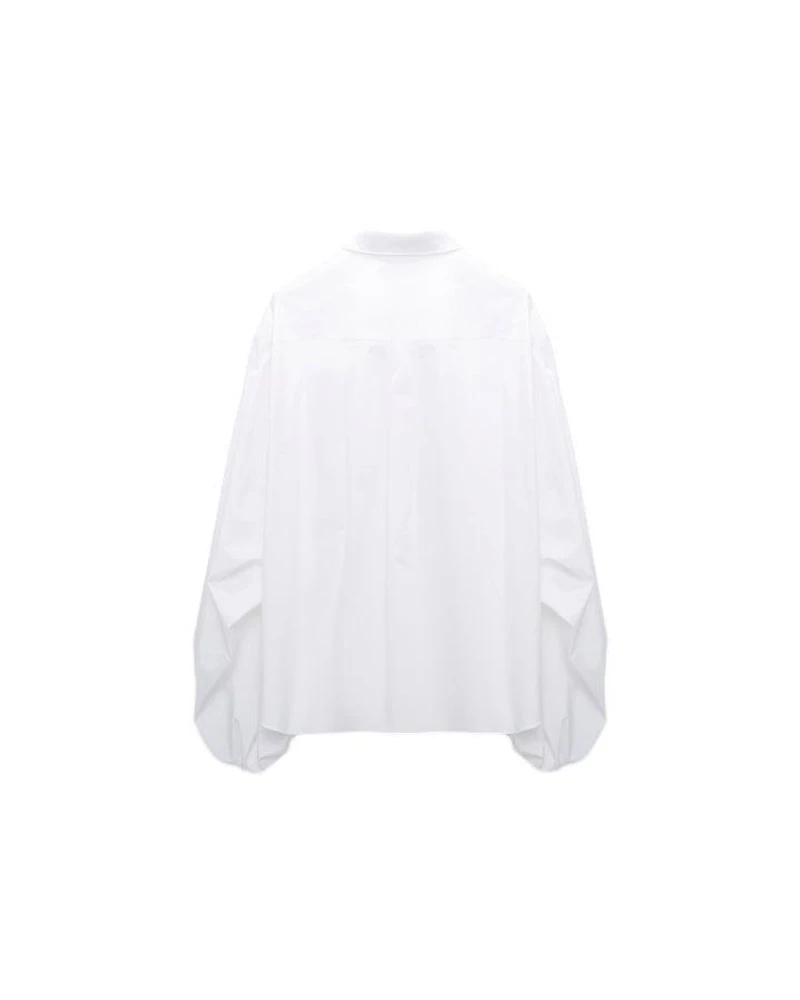 Dorothee Schumacher Poplin Power Voluminous Sleeves Blouse