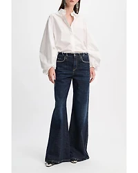 Dorothee Schumacher Poplin Power Voluminous Sleeves Blouse