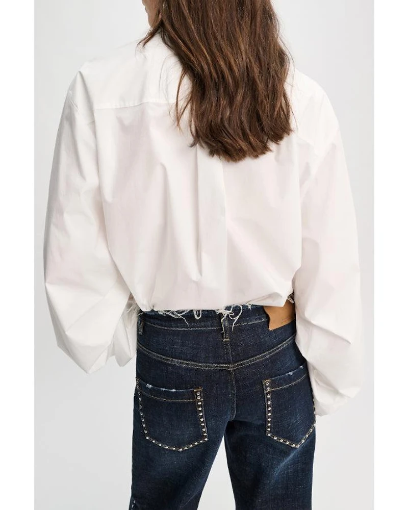 Dorothee Schumacher Poplin Power Voluminous Sleeves Blouse