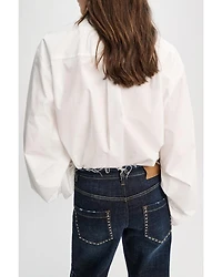 Dorothee Schumacher Poplin Power Voluminous Sleeves Blouse