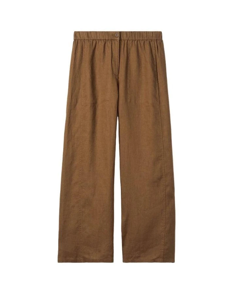 Eileen Fisher Linen Wide Trouser Pant