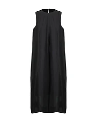 Eileen Fisher Round Neck Pleated Dress