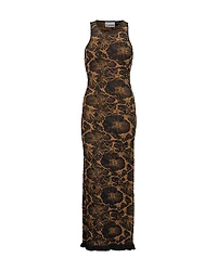 Ganni 3D Jacquard Long Dress