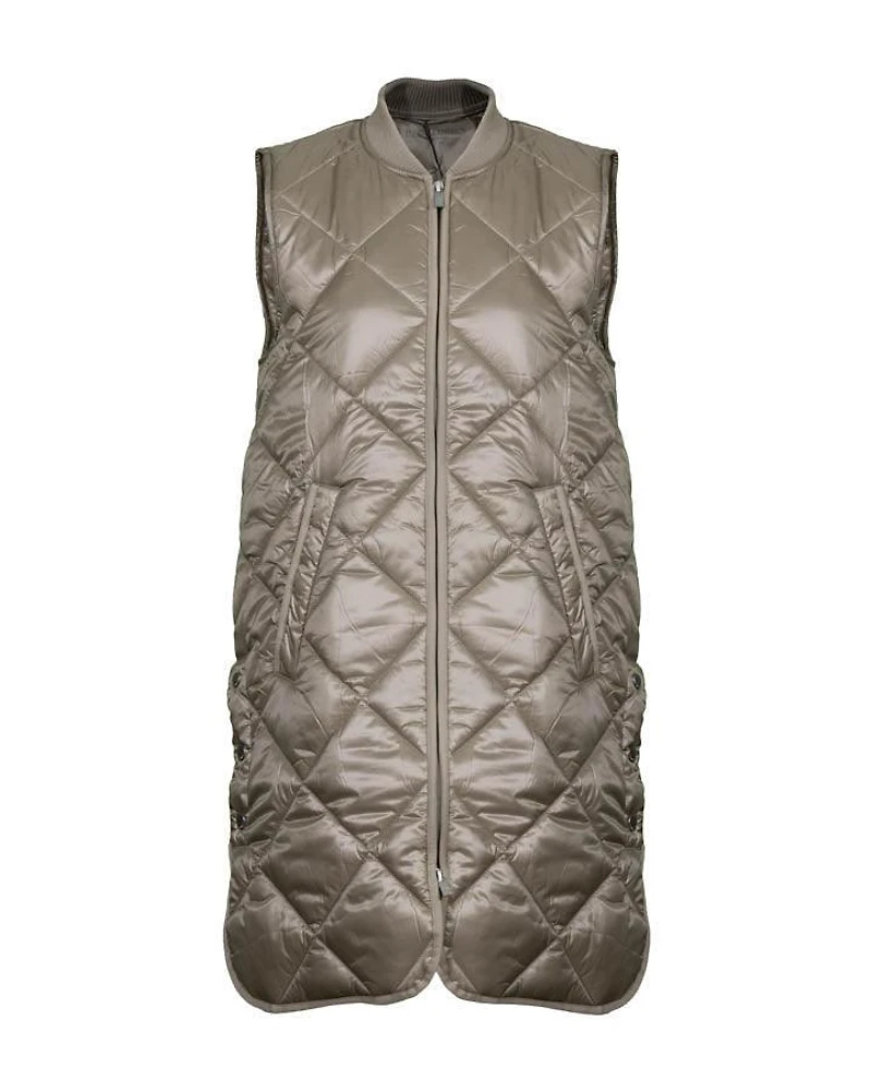 Ilse Jacobsen Pearl01 Qulted Long Vest