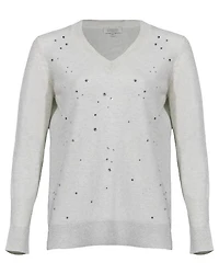 Kinross Cashmere Crystal Pullover