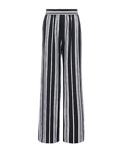 L'Agence Lillian Wide Leg Stripe Pant