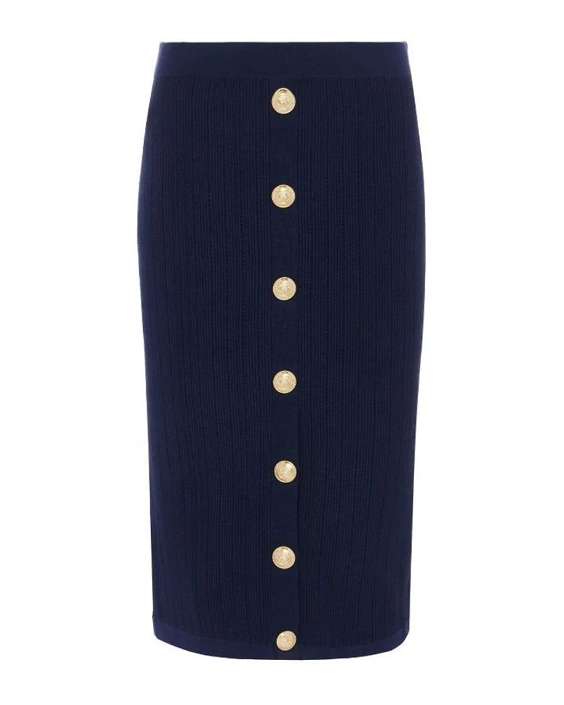 L'Agence Melania Pointelle Knit Skirt
