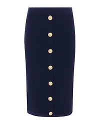 L'Agence Melania Pointelle Knit Skirt