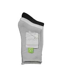 Lemon Crew 3 PK Socks