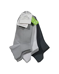 Lemon Heel Tab Low Cut 3 PK Socks