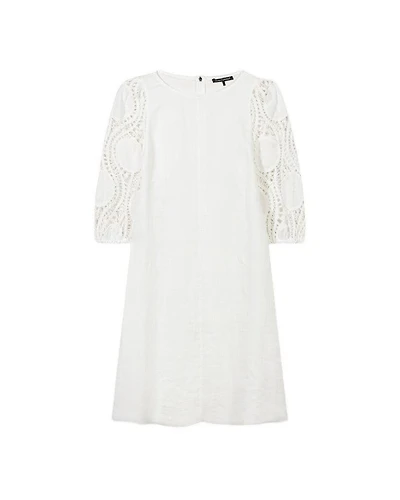 Luisa Cerano Crochet Sleeve Dress