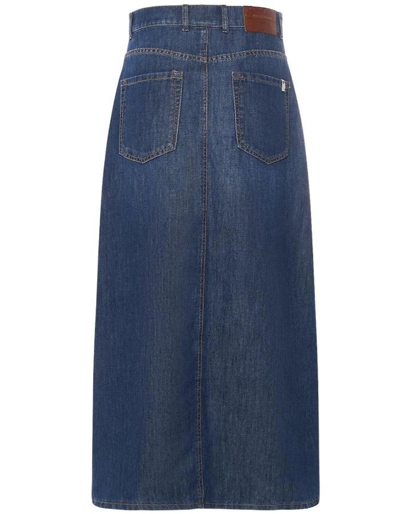 Max Mara Gelada Denim Maxi Skirt