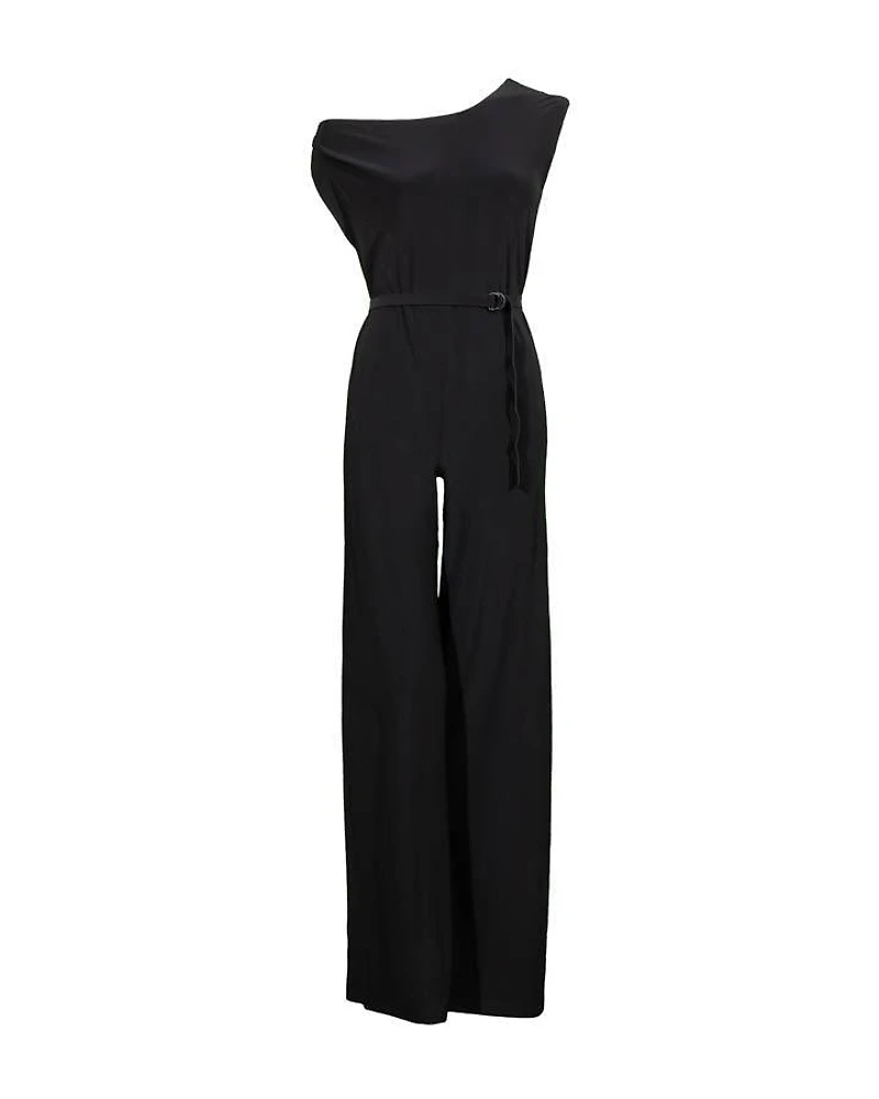 Norma Kamali Sleeveless Drop Shoulder Jumpsuit