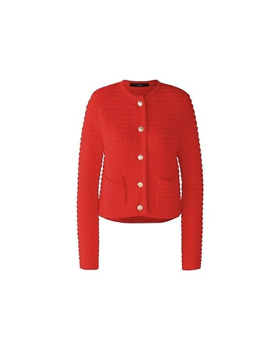 Oui Popcorn Knit Caridigan