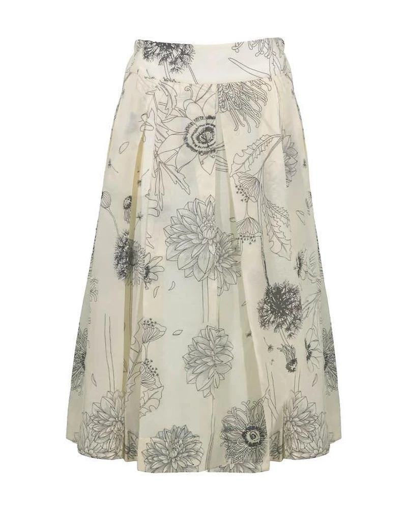 Tonet Print Pleat Skirt