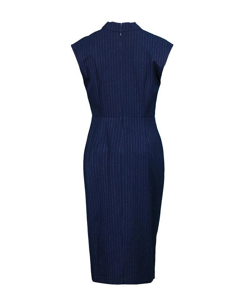 Veronica Beard Athene Pinstriped Dress