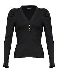 Veronica Beard Dekalb Puff Sleeve Top