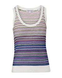 Veronica Beard Nabella Striped Knit Tank