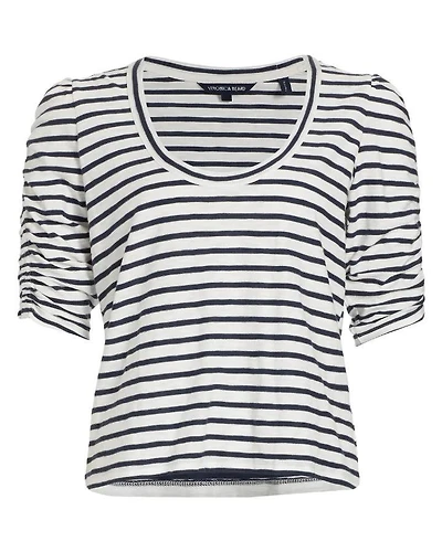 Veronica Beard Netto Stripe Tee