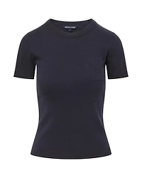 Veronica Beard Pruitt Logo Tee