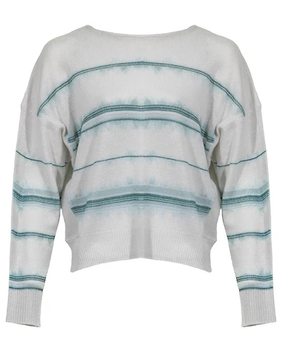 Azalea Cashmere Stripe Pullover