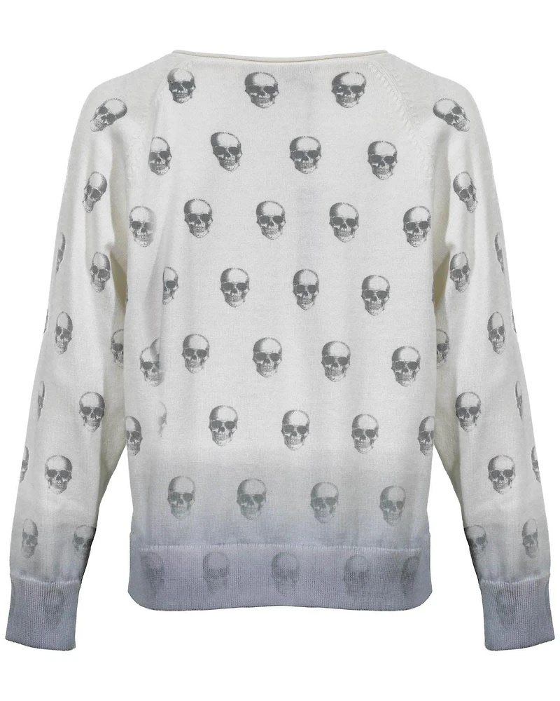 Indie Skull Print Knit