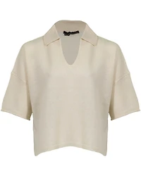 Kathleen Crop Cashmere Pullover