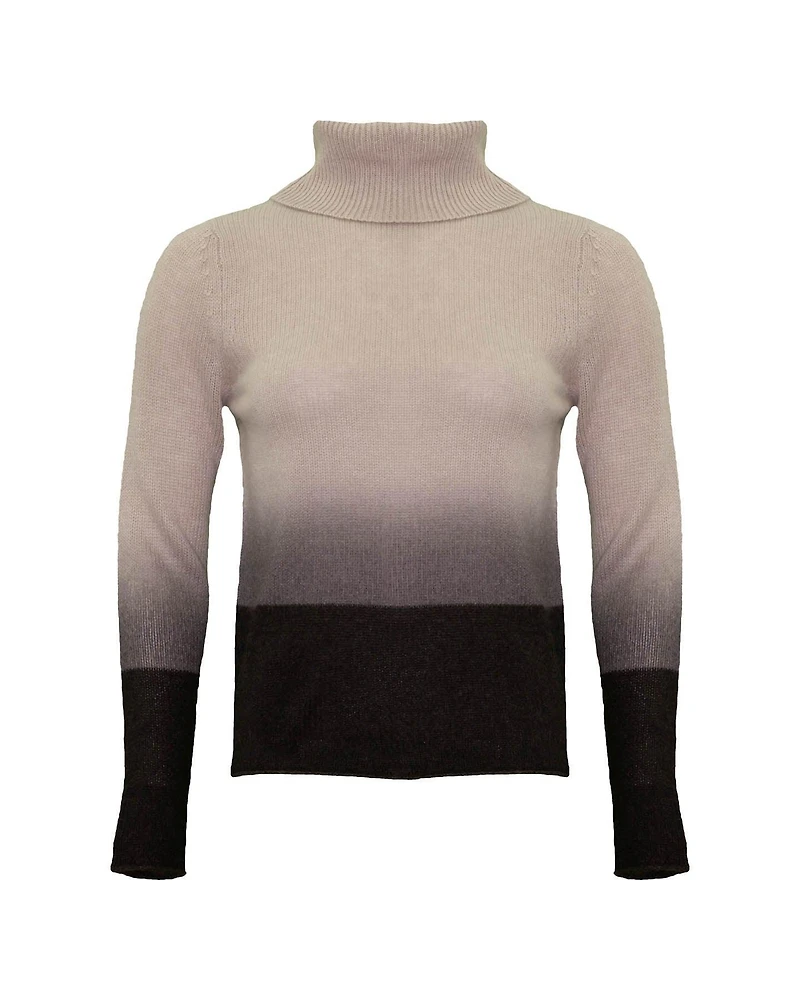 Lucia Cashmere Turtleneck Pullover