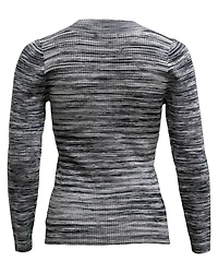 Ribbed V-neck Knit