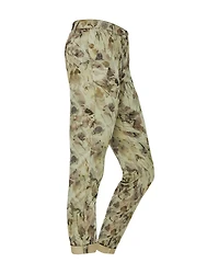 Caden Cropped Floral Print Pants