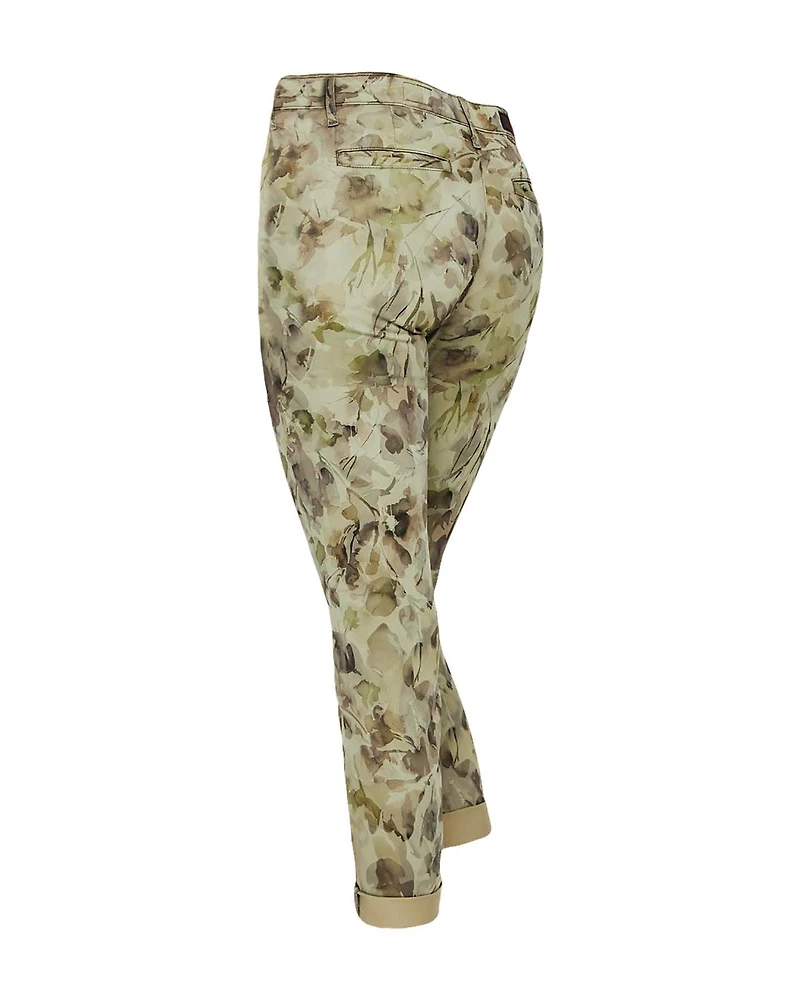 Caden Cropped Floral Print Pants
