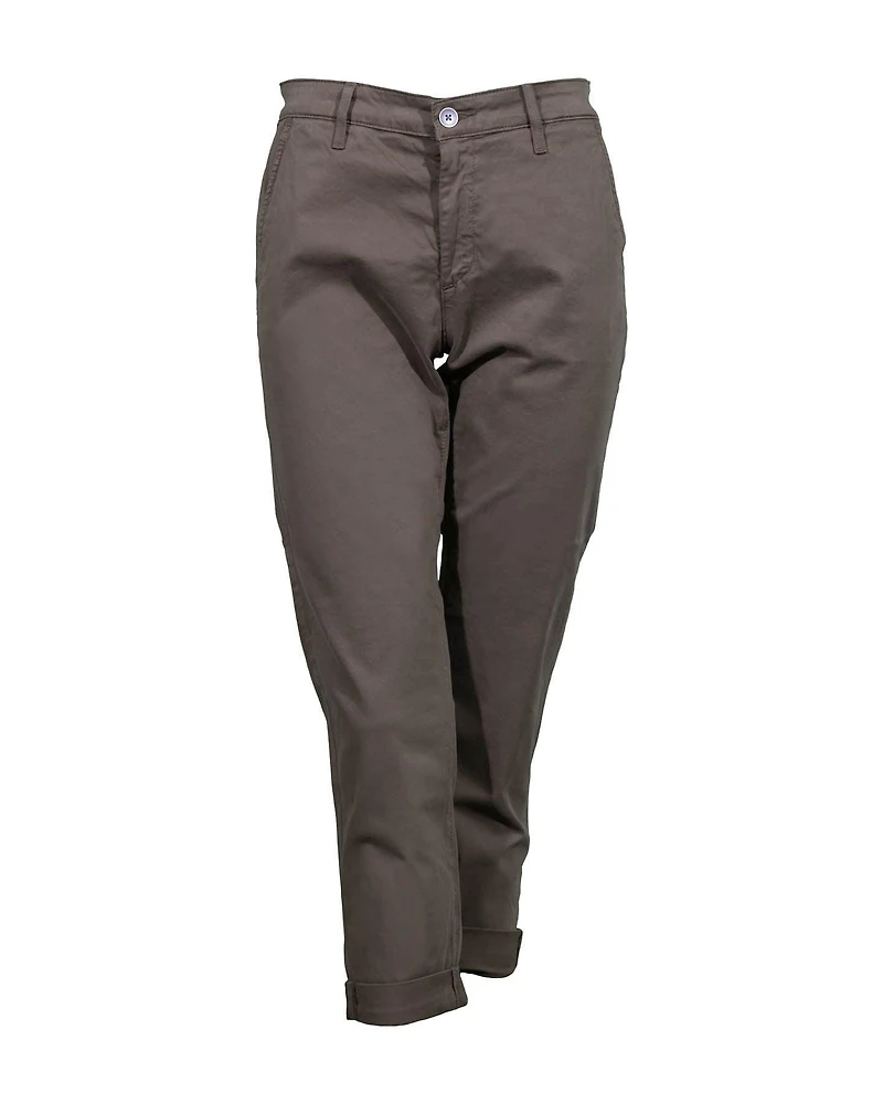 Caden Cropped Pant Wild Truffle