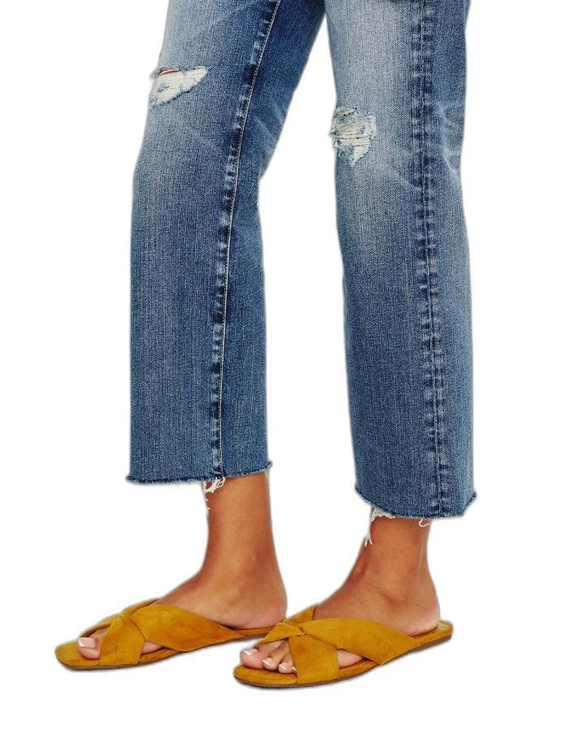 AG Jeans Kinsley High Rise Crop Flared
