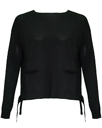Ario Wide Neck Knit Sweater