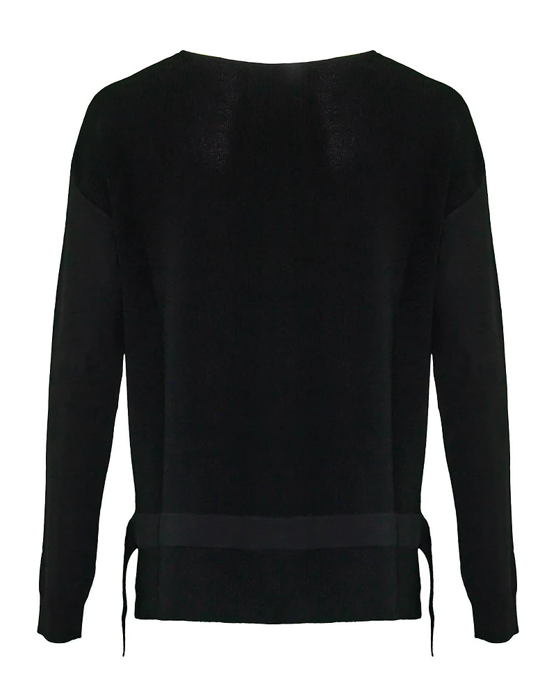 Ario Wide Neck Knit Sweater