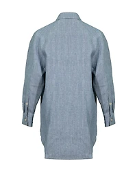 Evita Linen Denim Shacket