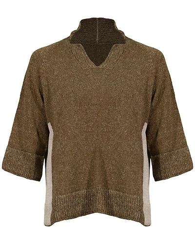 Leo 2 Tone Knit Sweater