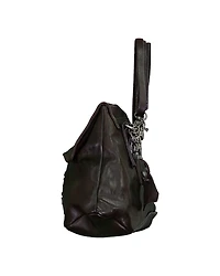 Leather Stud Detail Handbag