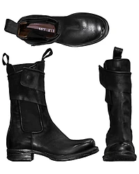 Stretch Panel Ankle Boot