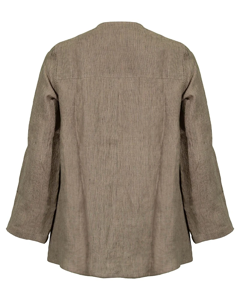 Breton Liam Linen Shacket
