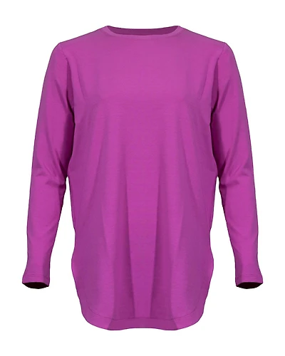 Halo Crew Neck Tunic Magenta
