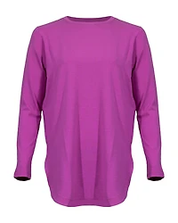 Halo Crew Neck Tunic Magenta
