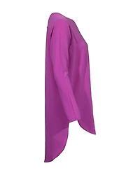 Halo Crew Neck Tunic Magenta